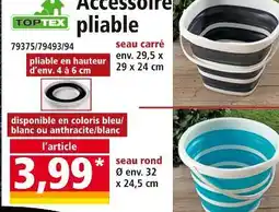 Norma TOPTEX seau carré offre
