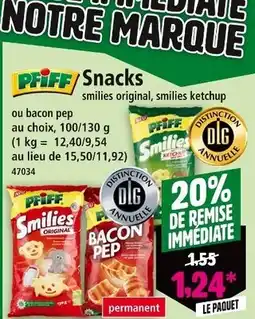 Norma PFIFF Snacks offre