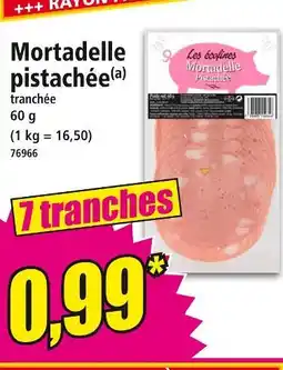 Norma LES ÉCOFINES Mortadelle pistachée offre