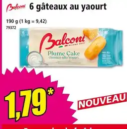 Norma Balconi 6 gâteaux au yaourt offre