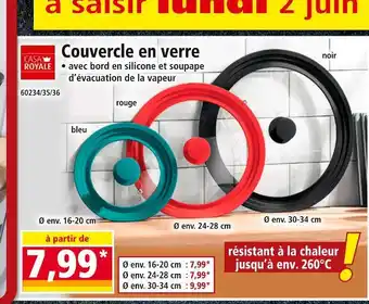 Norma Casa Royale Couvercle en verre offre