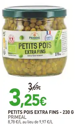 naturéO PRIMEAL Petits pois extra fins - 230 g offre