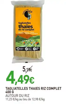 naturéO AUTOUR DU RIZ Tagliatelles thaies de riz complet offre