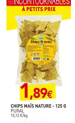 naturéO Pural Chips maïs nature offre