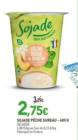 naturéO Sojade Pêche fleur de sureau offre