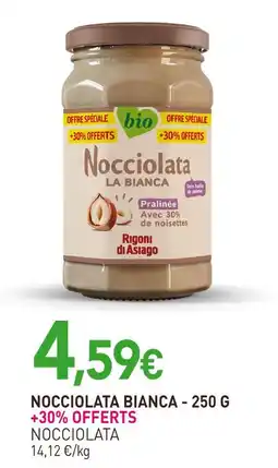 naturéO NOCCIOLATA NOCCIOLATA BIANCA - 250 G offre