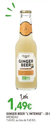 naturéO Meneau Ginger beer L'intense offre