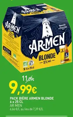 naturéO AR MEN Pack bière Armen blonde offre