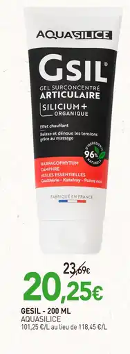 naturéO Aquasilice Gsil offre