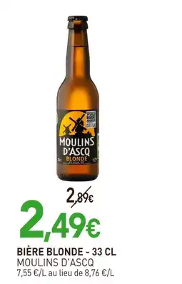 naturéO Moulins d'Ascq Bière blonde offre