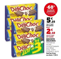 Hyper U DELICHOC Biscuits Délichoc offre