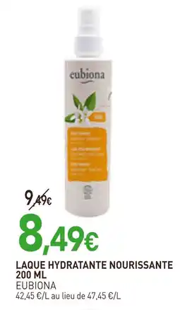 naturéO EUBIONA Laque hydratante nourrissante offre