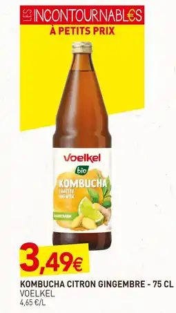 naturéO VOELKEL Kombucha Citron Gingembre offre
