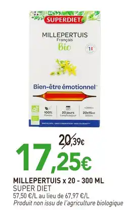 naturéO Super Diet Millepertuis x 20 - 300 ml offre