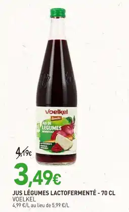 naturéO VOELKEL Jus légumes lactofermenté - 70 cl offre