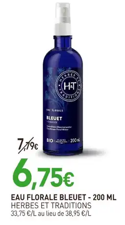naturéO HERBES ET TRADITIONS Eau florale bleuet offre