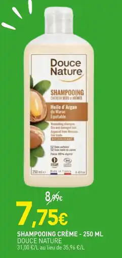 naturéO DOUCE NATURE Shampooing crème - 250 ml offre