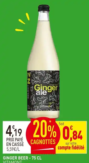 naturéO VITAMONT Ginger beer offre