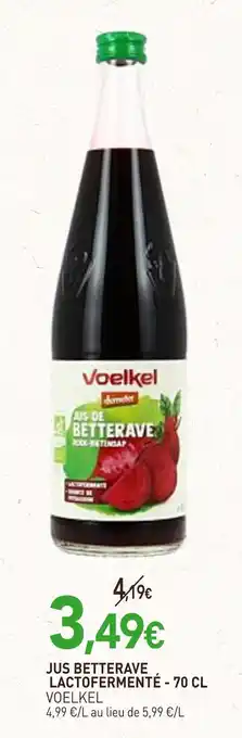 naturéO VOELKEL Jus betterave lactofermenté - 70 cl offre