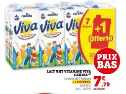 Hyper U CANDIA Lait uht vitamine viva offre