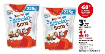 Hyper U Kinder Schokobons offre