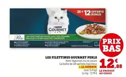 Hyper U Gourmet Les Filettines Perle offre