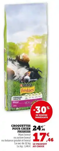 Hyper U PURINA Croquettes pour chien friskies offre