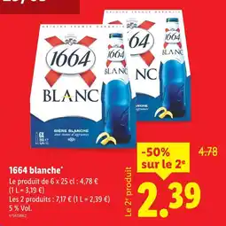 Lidl 1664 1664 blanche offre