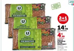 Hyper U U Paillis d'écorces de pin maritime offre