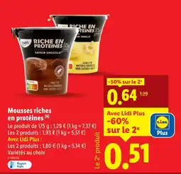 Lidl Envia Riche en Protéines offre