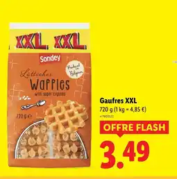 Lidl Sondey Gaufres XXL offre
