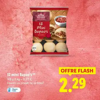 Lidl Vitasia 12 Mini Bapao's offre