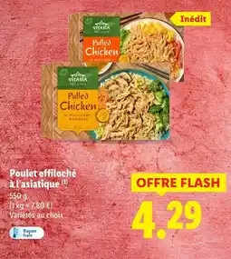 Lidl VITASIA Poulet effiloché à l’asiatique offre