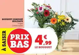 Bi1 Bouquet composé holidays offre