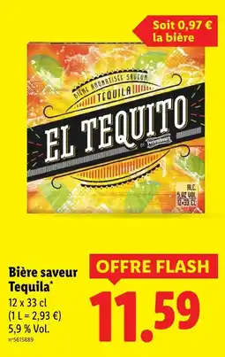 Lidl EL TEQUITO Bière saveur Tequila offre