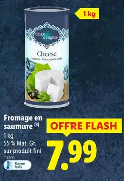 Lidl Fromage en saumure offre