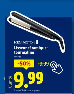 Lidl REMINGTON Lisseur céramique-tourmaline offre