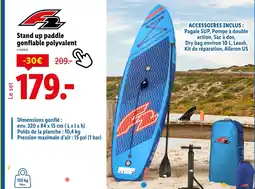 Lidl F2 Stand up paddle gonflable polyvalent offre