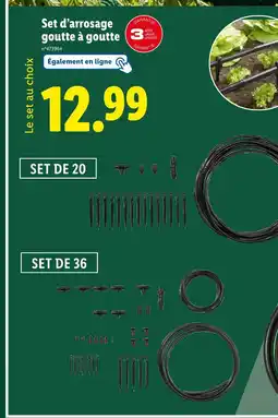 Lidl PARKSIDE Set d'arrosage goutte à goutte offre