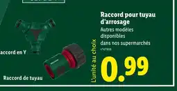 Lidl PARKSIDE Raccord pour tuyau d'arrosage offre