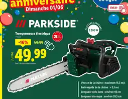 Lidl PARKSIDE Tronçonneuse électrique offre