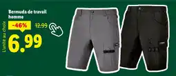 Lidl PARKSIDE Bermuda de travail homme offre