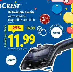 Lidl SilverCrest Défroisseur à main offre