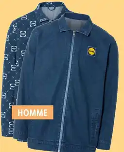 Lidl LIDL Veste en jean oversize Lidl femme ou homme offre