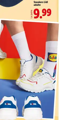 Lidl Lidl Sneakers adulte offre