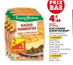 Super U FLEURY MICHON Plat cuisine offre
