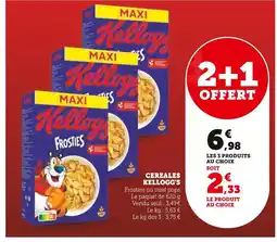 Super U Kellogg's Céréales offre