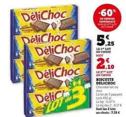 Super U Délichoc Biscuits offre