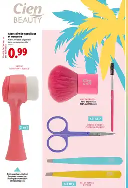 Lidl CIEN BEUATY Accessoire de maquillage et manucure offre