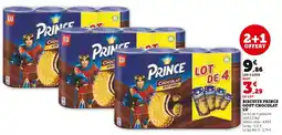 Super U LU Biscuits Prince goût chocolat offre